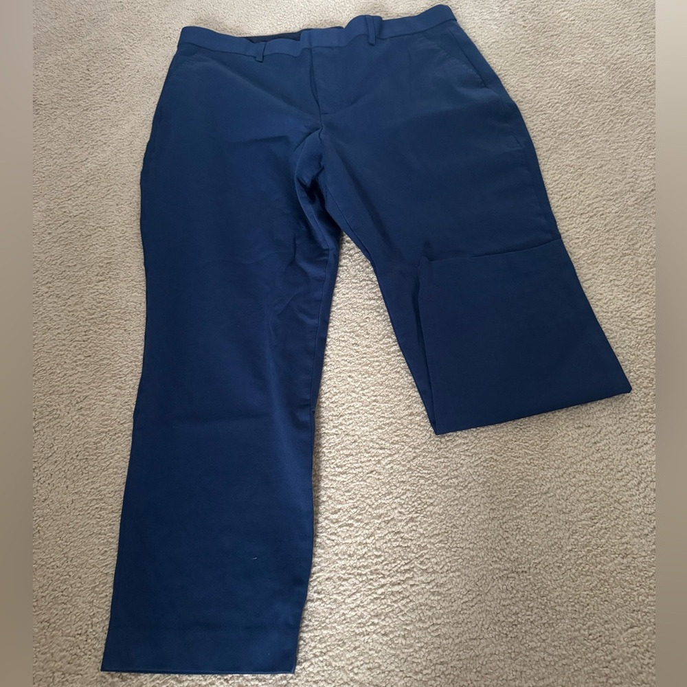 Men's Classic Stretch Dress Pants - Navy-slim fit